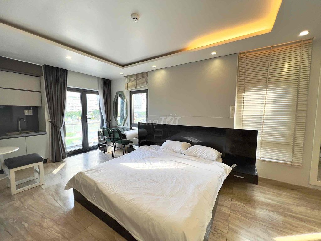 Căn hộ cho thuê tại Bình Thạnh 40m² giá 6.8 triệu - Ban công thoáng mát, full nội thất!