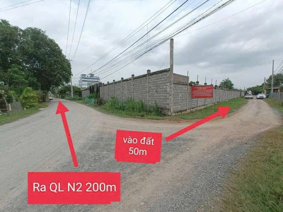 Đất thổ cư Hòa Khánh Nam, Đức Hòa 240m² giá 1.05 tỷ - Đường thông thoáng, sổ đỏ chính chủ!