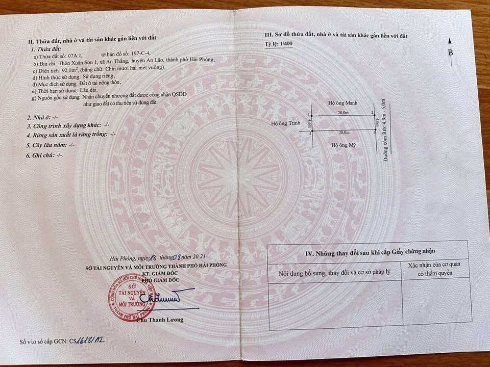 Nhà 2 tầng 100m² tại An Thắng, An Lão - Giá chỉ 2 tỷ - Sẵn sàng vào ở!