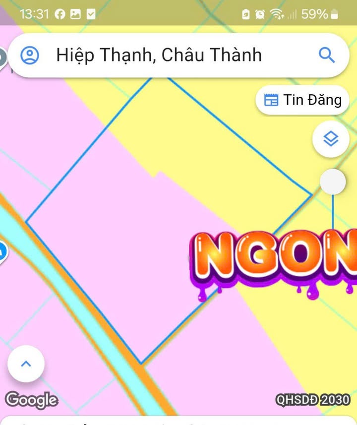 Đất Hiệp Thạnh Châu Thành 6255m² giá 6.25 tỷ - Đầu tư sinh lời tuyệt vời!