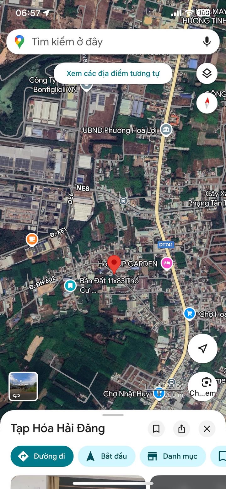 Đất nền mặt tiền Balanxi Hòa Lợi 500m² - Giá đầu tư hấp dẫn!