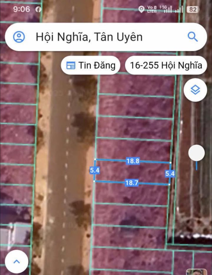 Đất nền phường Hội Nghĩa, Tân Uyên 101m² giá 1.3 tỷ - Sổ hồng chính chủ, đầy đủ thổ cư!