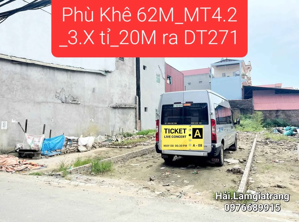 Đất nền Phù Khê, Từ Sơn 62m² giá 2 tỷ - Đầu tư sinh lời ngay!