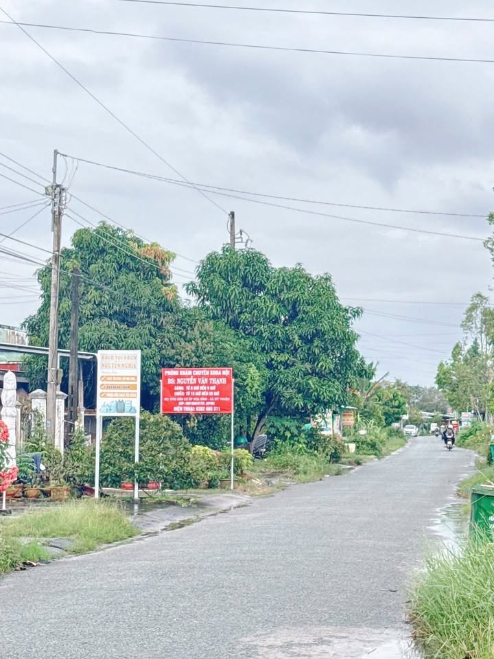 Đất nền và nhà KDC Nguyễn Văn Thảnh, xã Mỹ Thuận, Vĩnh Long 144m² - Thổ cư 100%!