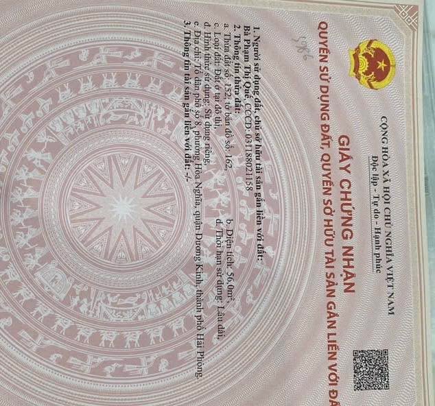 Mảnh đất mặt đường 402 Tư Thuỷ Dương Kinh 56m² giá 1.95 tỷ - Đầu tư sinh lời tốt!