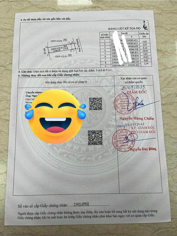 Đất nền phường Hải Yên, Móng Cái 114m² giá 1 tỷ - Cơ hội đầu tư tuyệt vời!