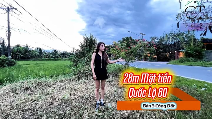 Đất nền 2950m² mặt tiền Quốc lộ 60 tại Song Lộc - Cơ hội đầu tư sinh lời tuyệt vời!