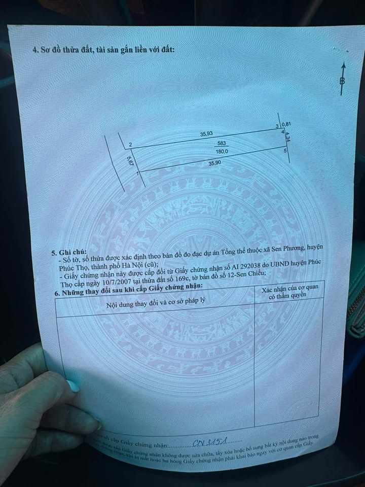 Đất nền Sen Phương Phúc Thọ 180m² giá chỉ 1x triệu/m² - Cơ hội đầu tư hấp dẫn!