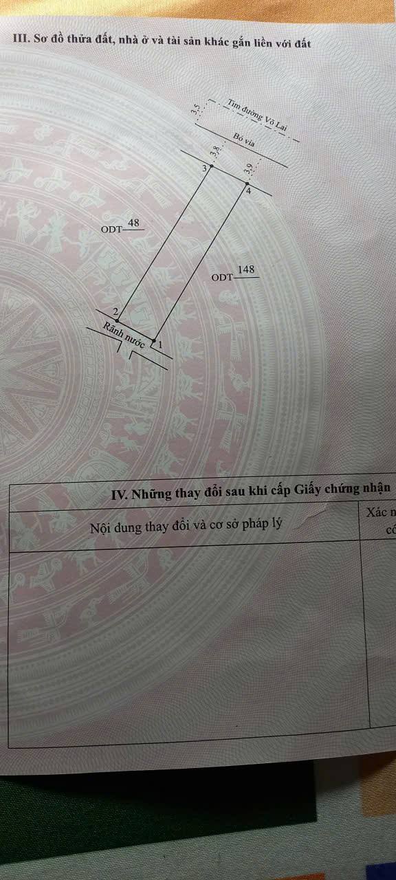 Đất mặt tiền đường Võ Lai, Tây Sơn 94m² giá 1 tỷ - Pháp lý rõ ràng, sẵn sàng giao dịch!