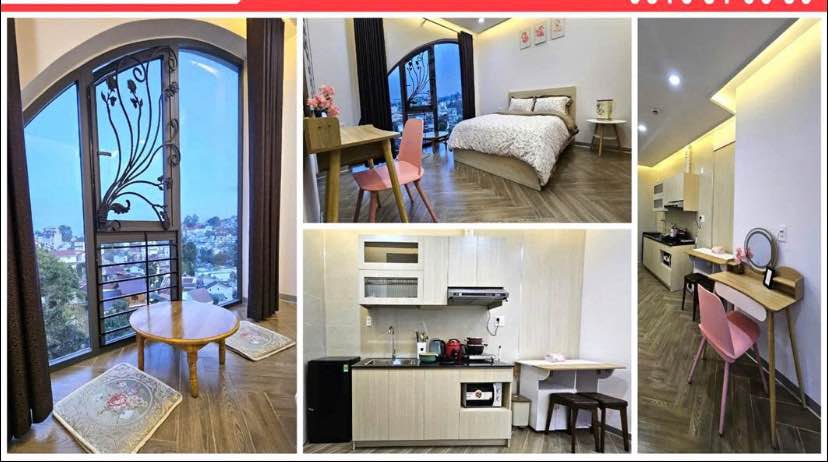Căn hộ studio Trần Phú, Đà Lạt 6 triệu - Nội thất đầy đủ, gần chợ đêm!
