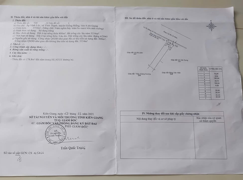 Đất vườn 5734m² tại Giồng Riềng, Kiên Giang - Đầu tư sinh lời tuyệt vời!