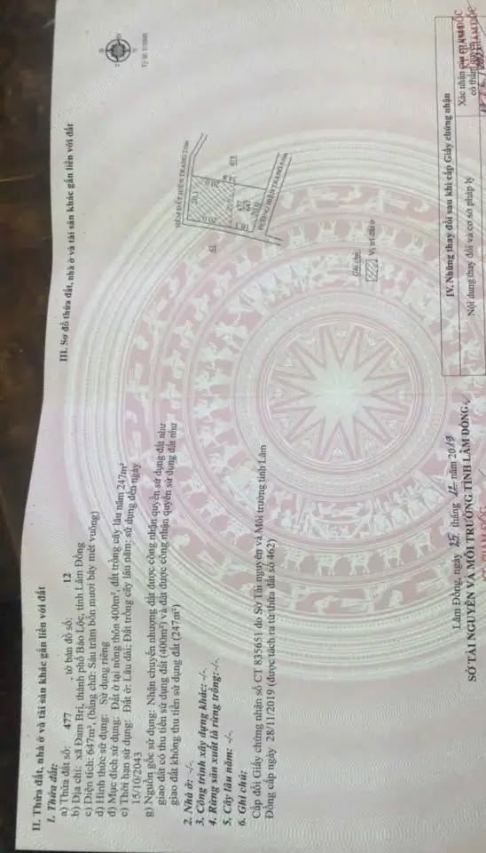 Đất nền hẻm Lý Thái Tổ, Bảo Lộc 680m² giá 1.8 tỷ - Mặt tiền đẹp, vị trí đắc địa!