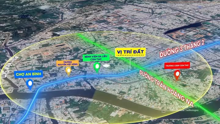 Bán đất mặt tiền đường 3/2, quận Ninh Kiều, 807m² giá 63 tỷ - Cơ hội đầu tư hấp dẫn!