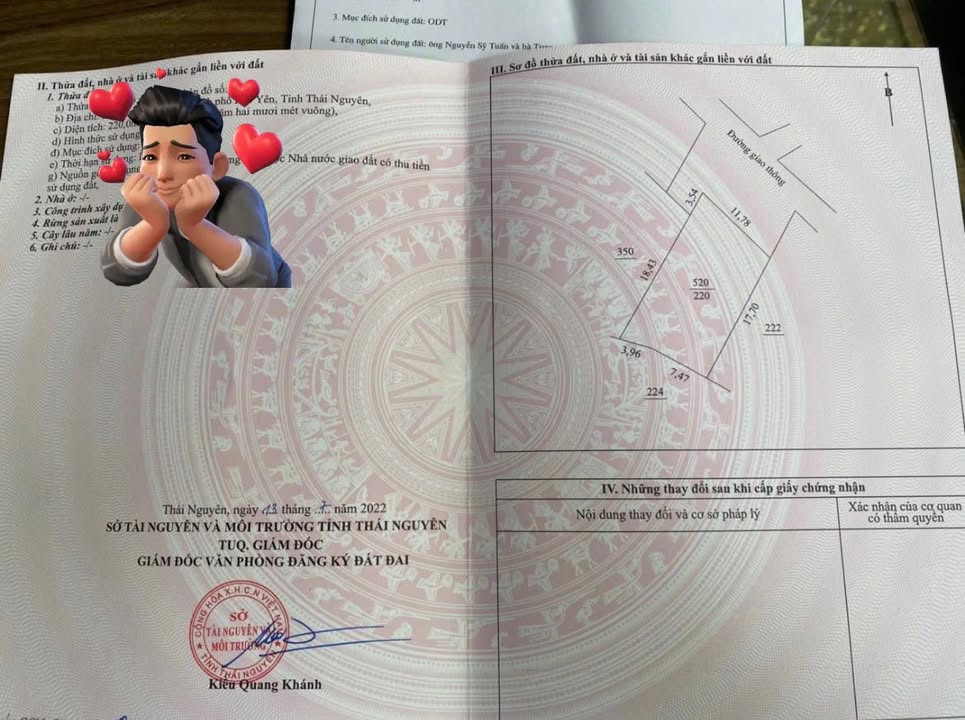 Đất thổ cư Phường Bãi Bông 220m² giá 2.8 tỷ - Đầu tư sinh lời ngay!