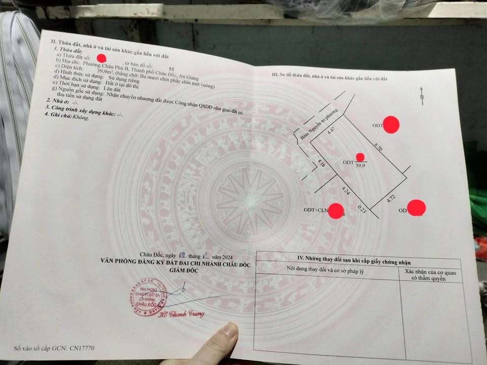 Đất nền Châu Phú B, Châu Đốc 42m² giá 350 triệu - Cơ hội đầu tư hấp dẫn!