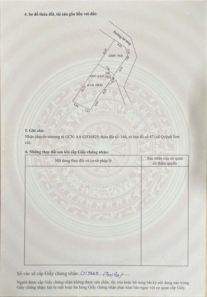 Đất nền Quỳnh Sơn, Bắc Ninh 179m² giá 800 triệu - Đầu tư sinh lời ngay!