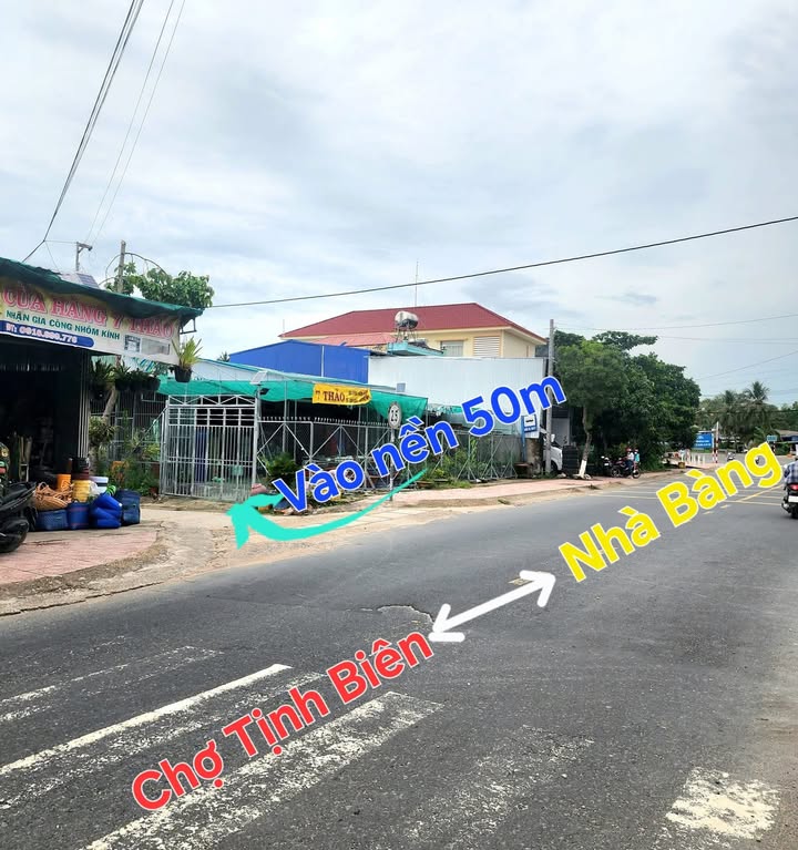 Đất nền Phum Cây Dầu, Tịnh Biên, An Giang 210m² - Vị trí đắc địa, sạch đẹp!