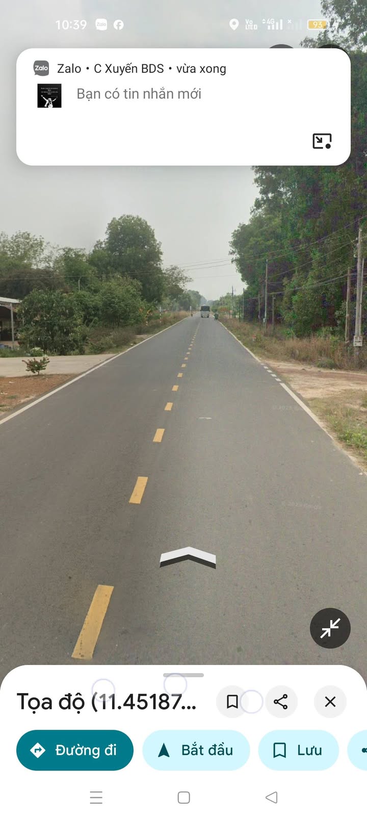 Đất nền Tân Thành, Tân Châu, Tây Ninh 440m² giá chỉ 28.6 tỷ - Hướng Đông phong thủy tốt!