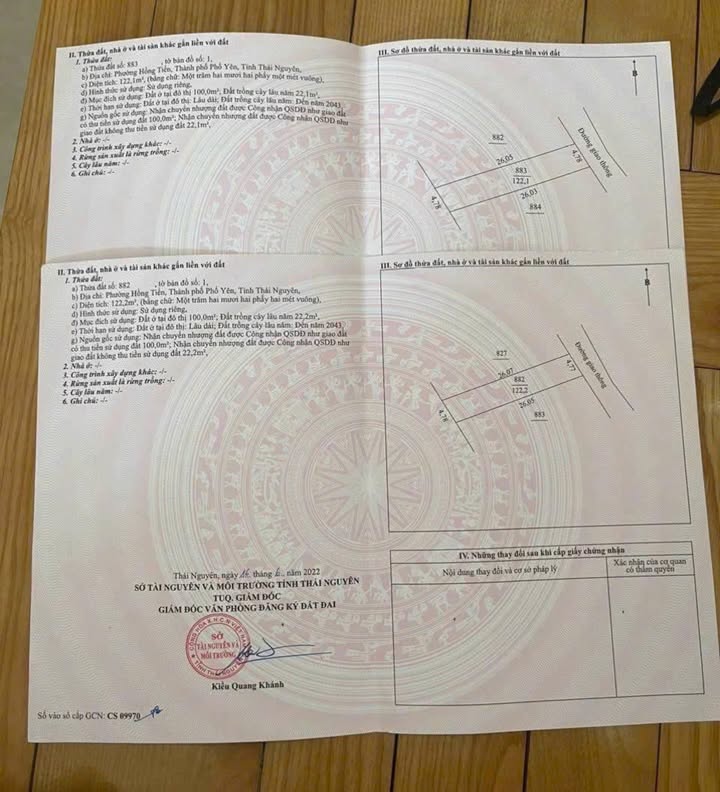 Đất nền Vạn Xuân, Phổ Yên 122m² giá chỉ 500 triệu - Cơ hội đầu tư hấp dẫn!