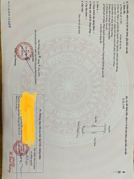 Đất thổ cư phường Thiên Hương Thủy Nguyên 71.7m² giá 1.1 tỷ - Cơ hội đầu tư sinh lời cao!