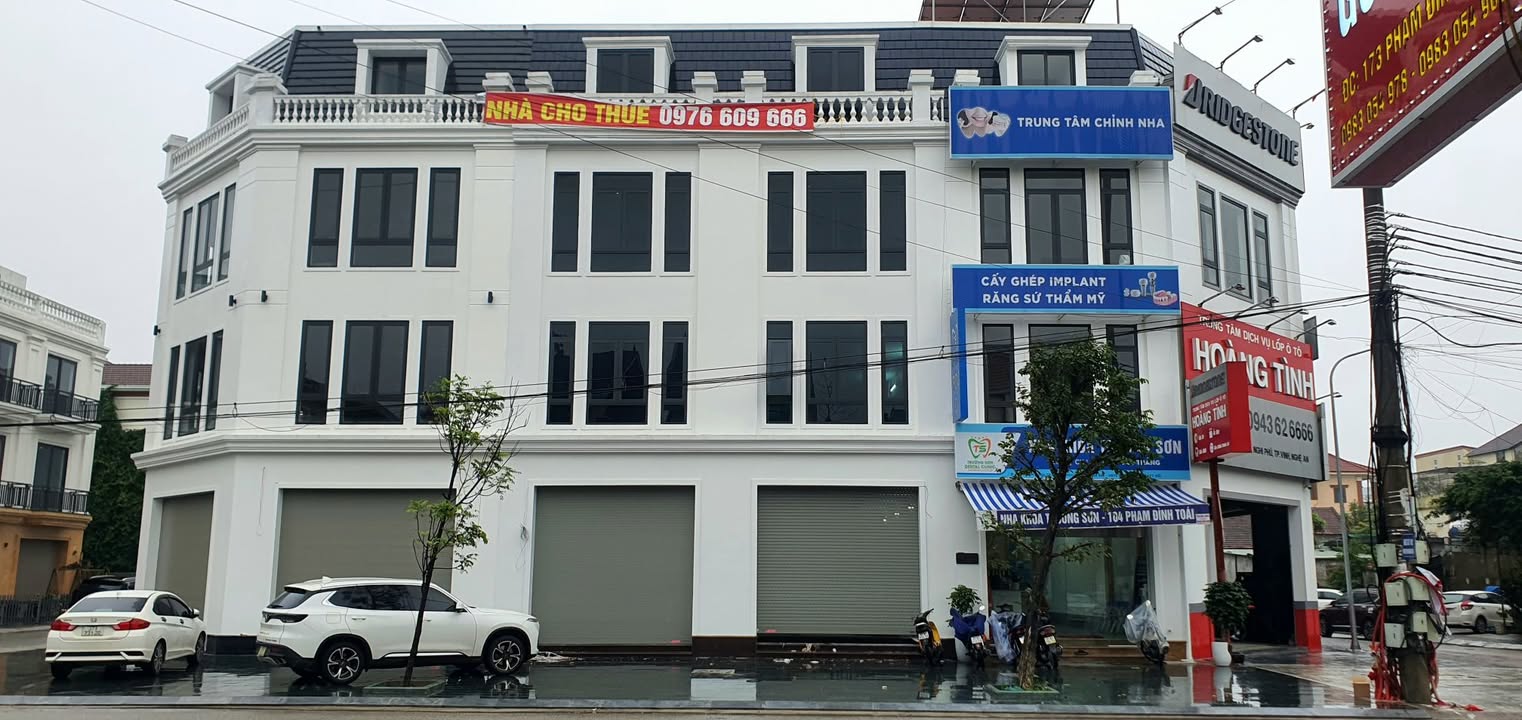 Cho thuê nhà mặt phố Phạm Đình Toái 440m² - Khu vực VIP TP Vinh