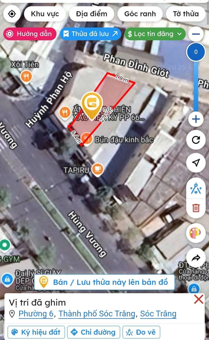 Nhà mặt tiền Hùng Vương, Sóc Trăng 150m² giá 16 tỷ - Cơ hội đầu tư vàng!