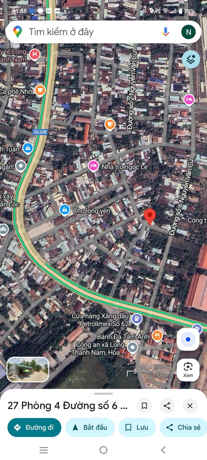 Nhà riêng Hòa Thành Tây Ninh 155m² giá 1.1 tỷ - Mặt tiền đường bê tông 10m