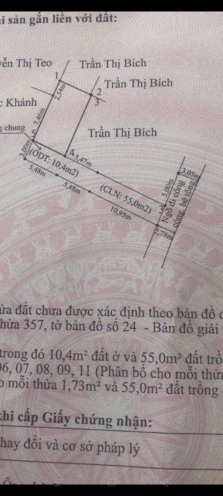 Đất nền An Dương 54.5m² giá chỉ 750 triệu - Chủ cần thu hồi vốn nhanh!