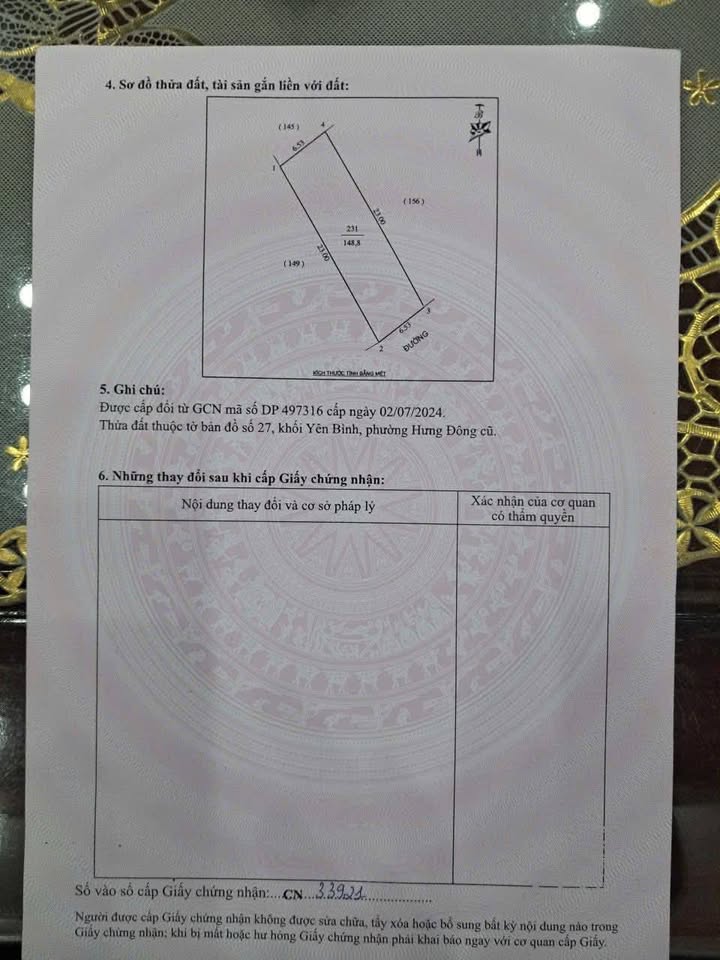 Đất mặt đường Trần Bình Trọng, Vinh 148m² giá 5.5 tỷ - Tiềm năng kinh doanh lớn!