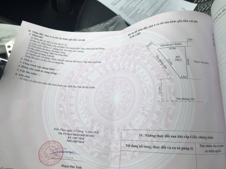 Đất nền Kiến Thụy 200m² giá 4 tỷ - Cơ hội đầu tư tuyệt vời!