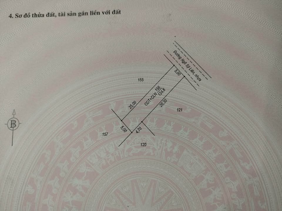 Đất nền mặt tiền Ngô Sĩ Liên Đồng Sơn 125m² giá 600 triệu - Thương lượng ngay!