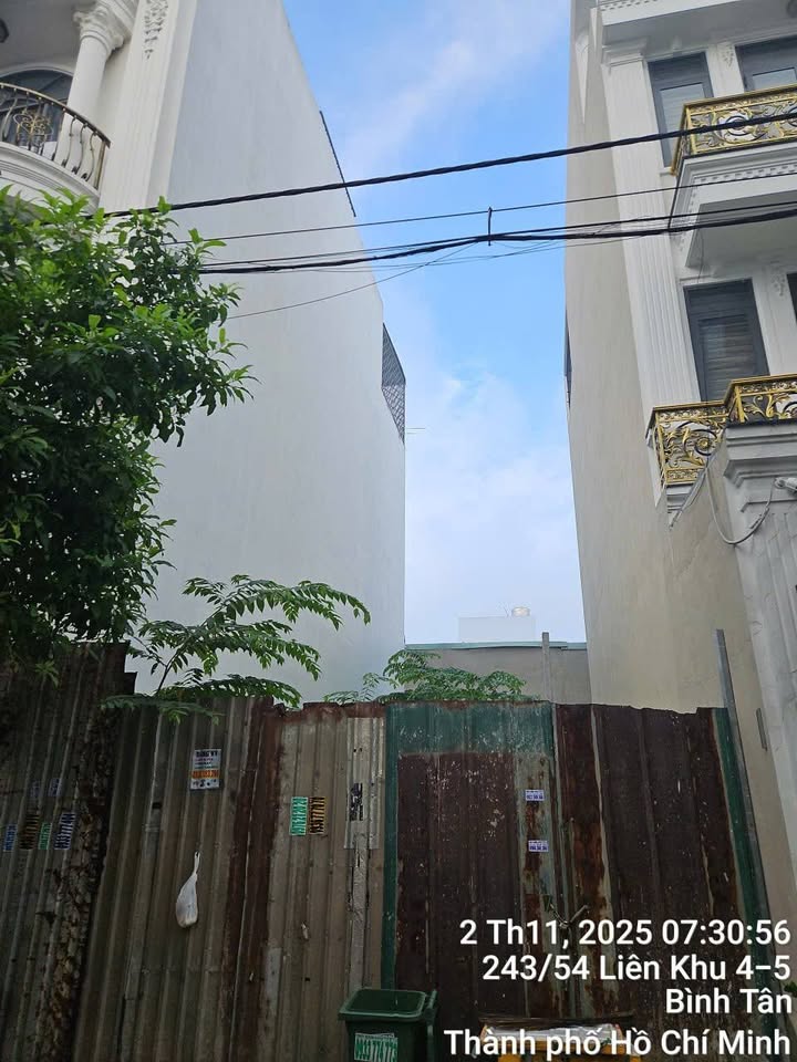 Đất nền chính chủ tại Bình Tân 80m² giá 5.5 tỷ - Vị trí thuận lợi, an ninh