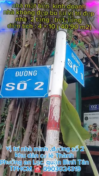 Nhà mặt tiền kinh doanh 2 tầng tại An Lạc, Bình Tân, 40m² giá chỉ 5.1 tỷ - Cơ hội đầu tư hấp dẫn!