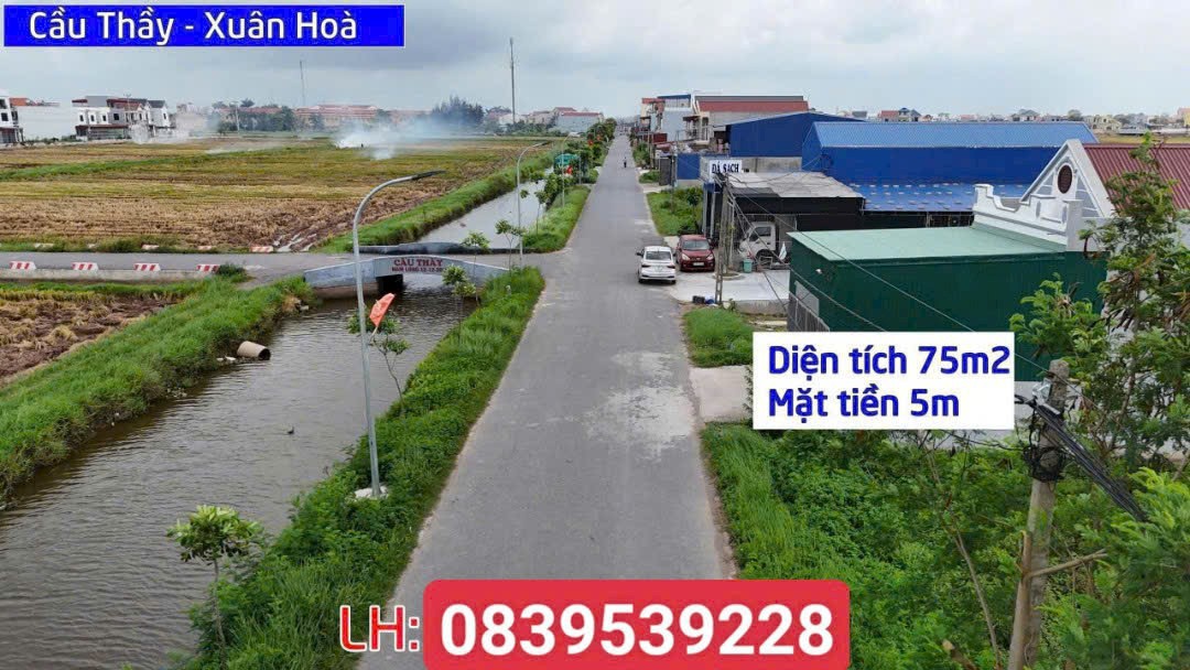 Đất thổ cư 75m² tại thôn Ngọc Liên, xã Xuân Hòa - Giá thỏa thuận, pháp lý rõ ràng!