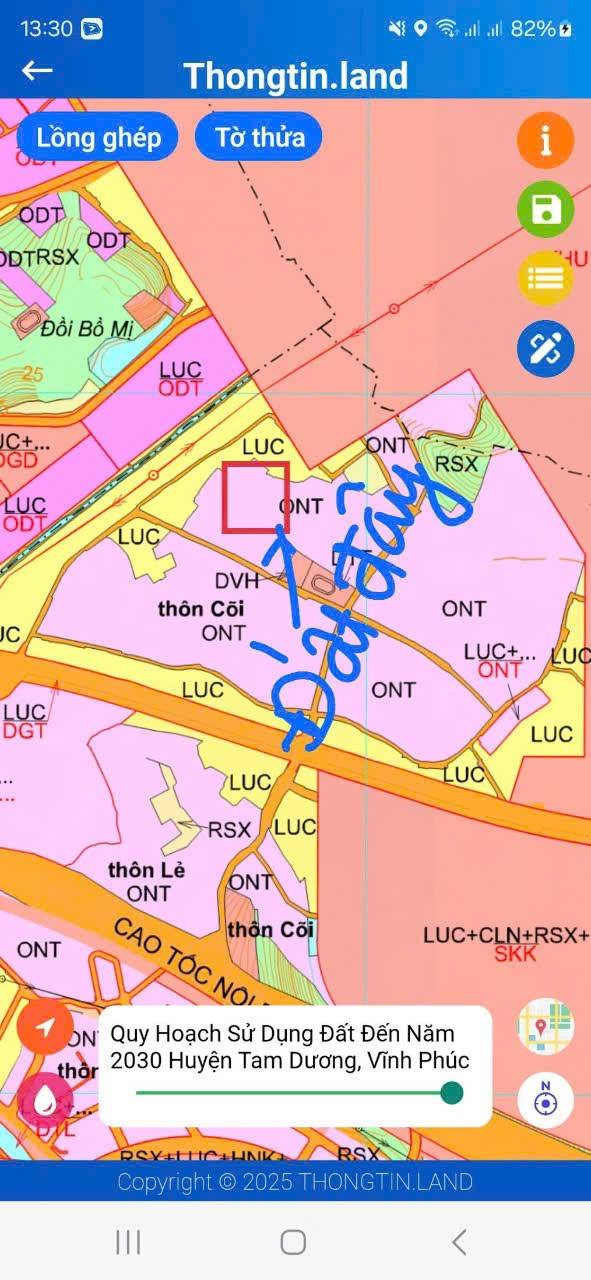 Đất nền Đạo Tú, Tam Dương 140m² giá 1.9 tỷ - Gần KCN Tam Dương