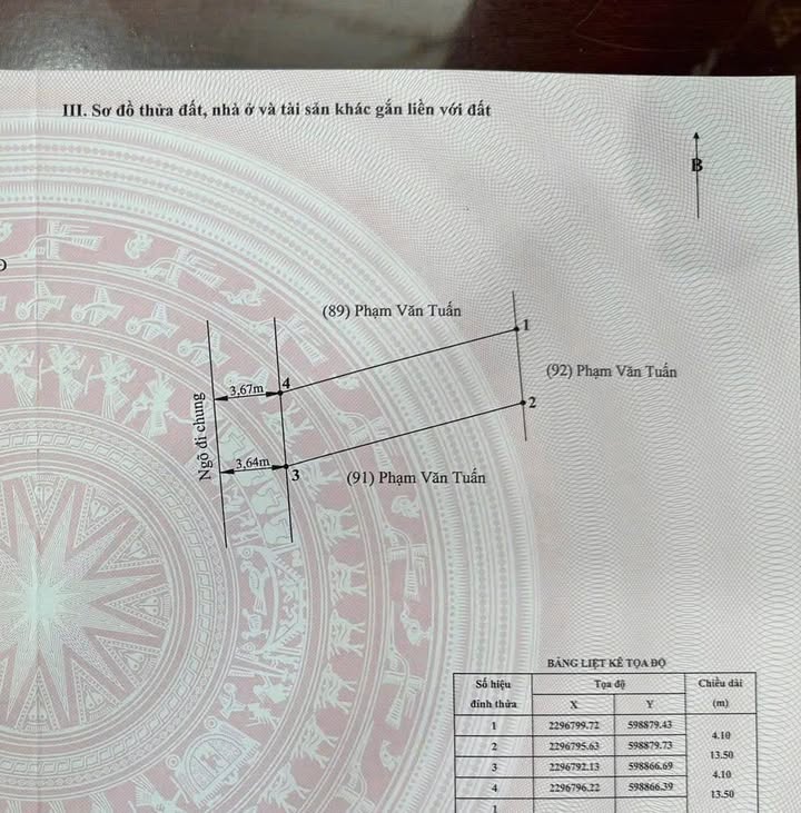 Đất nền 51m² tại Hòa Nghĩa, Dương Kinh, Hải Phòng - Vị trí đẹp, thuận lợi cho đầu tư!