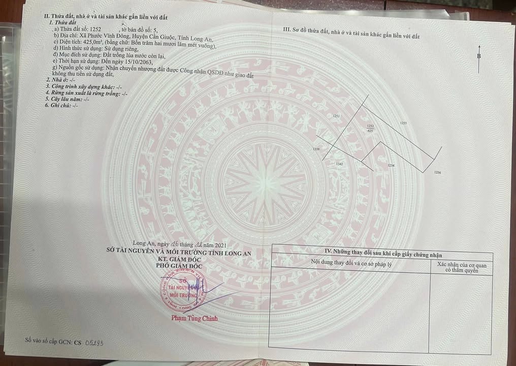 Đất nông nghiệp Phước Vĩnh Đông - Cần Giuộc 2939m² giá 1.205 tỷ - Cơ hội đầu tư tuyệt vời!