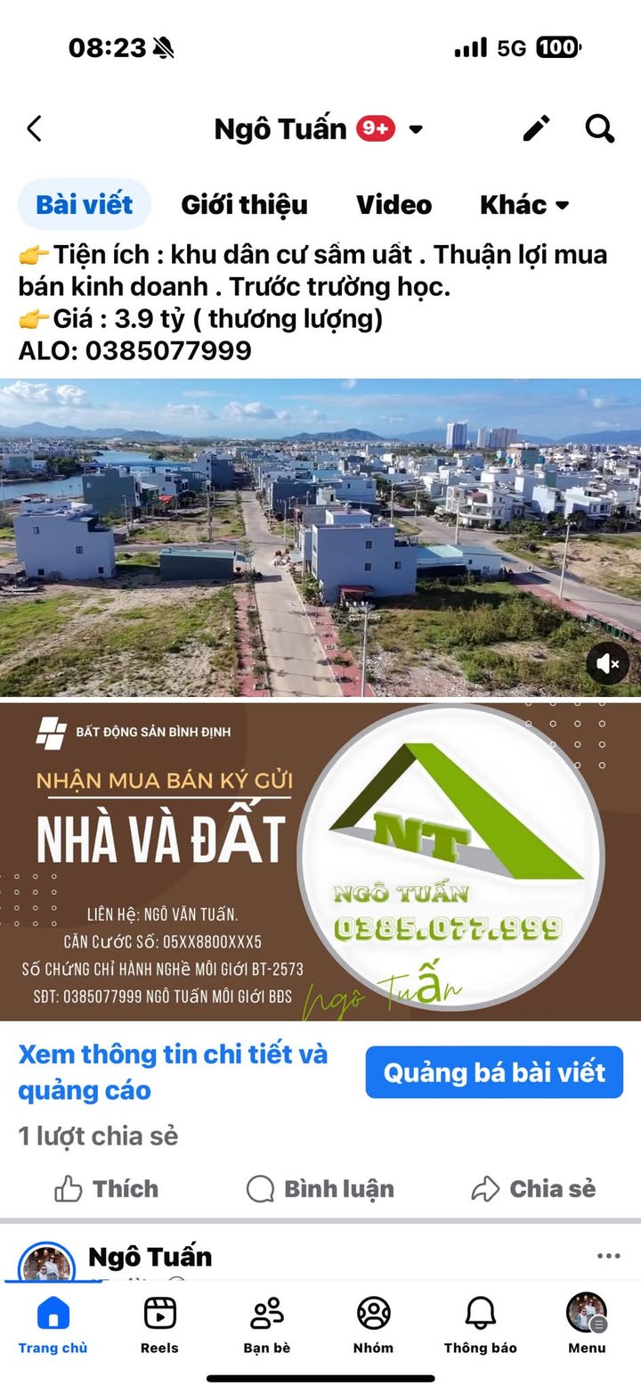 Đất nền Hà Thanh 2, Quy Nhơn 80m² giá 3.85 tỷ - Cơ hội đầu tư tuyệt vời!