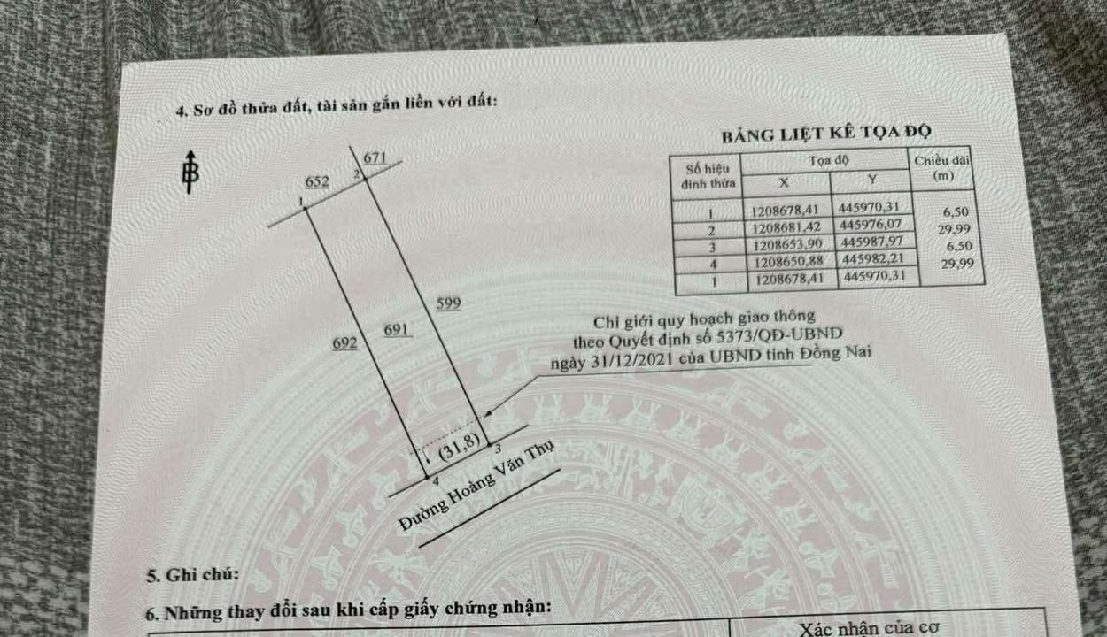 FrontHouse mặt tiền Hoàng Văn Thụ Long Khánh 195m² giá 4.2 tỷ - Kinh doanh lý tưởng!
