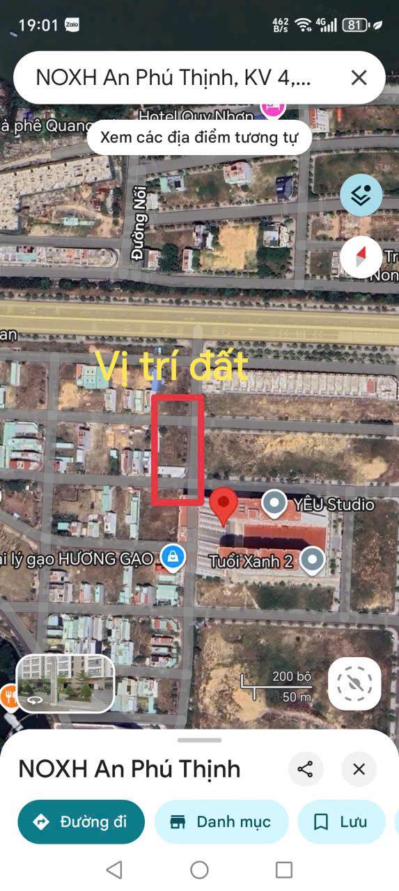 Đất nền Đê Đông Quy Nhơn 100m² giá 3.6 tỷ - Gần Khu đô thị An Phú Thịnh!