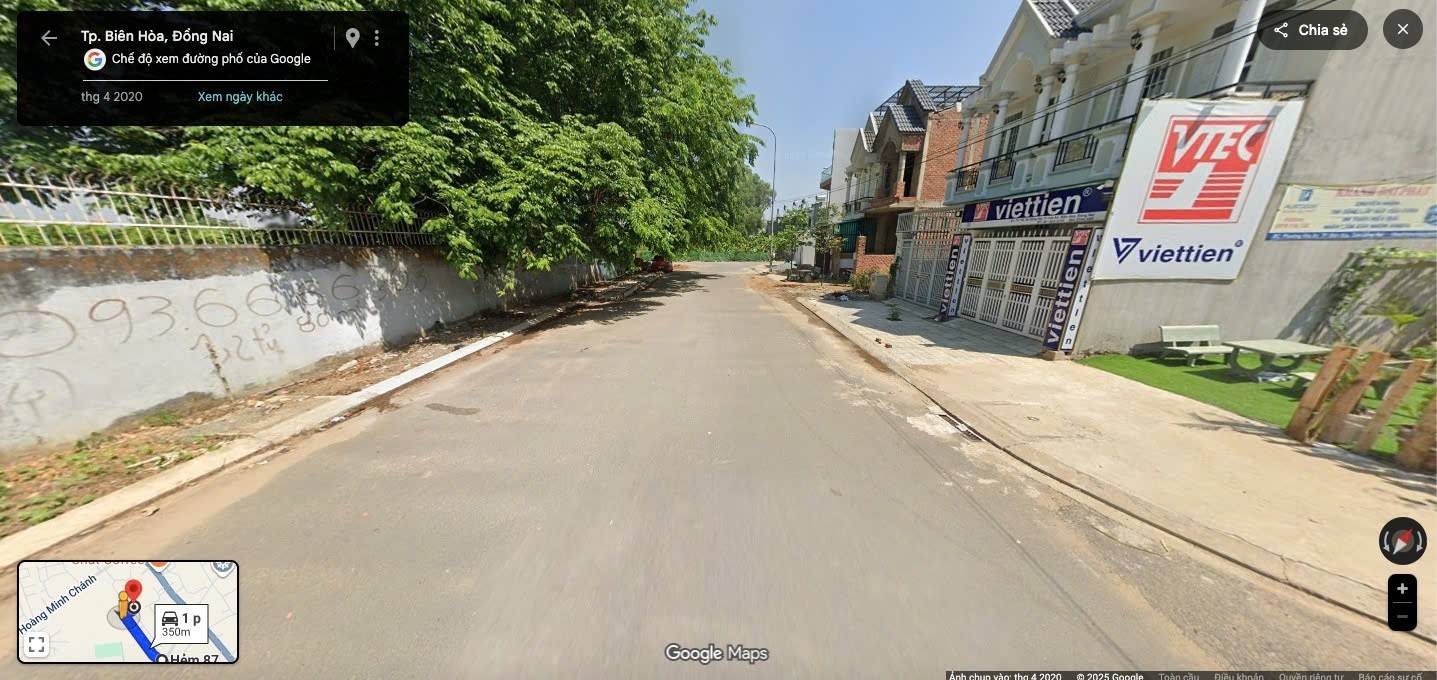 Đất 2 mặt tiền phường Bửu Hòa 60m² giá 1.85 tỷ - Vị trí đắc địa, giao thông thuận lợi!