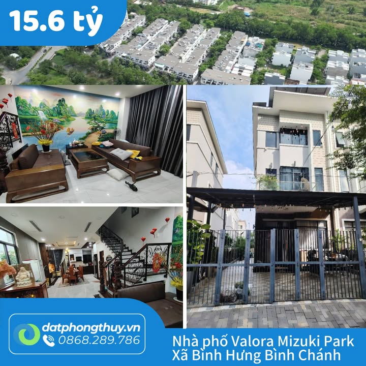 Biệt thự Valora Dương Hồng Mizuki Bình Chánh 140m² giá 15.6 tỷ - Không gian sống xanh và sang trọng!