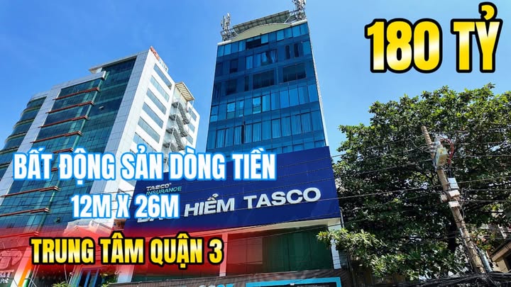 Tòa nhà mặt tiền 520-526 Cách Mạng Tháng 8, Quận 3 - Đầu tư sinh lời 350 triệu/tháng!
