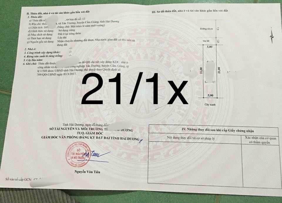 Đất nền khu đô thị TNR Star Tân Trường 105m² giá chỉ 1 tỷ - Cơ hội đầu tư hấp dẫn!