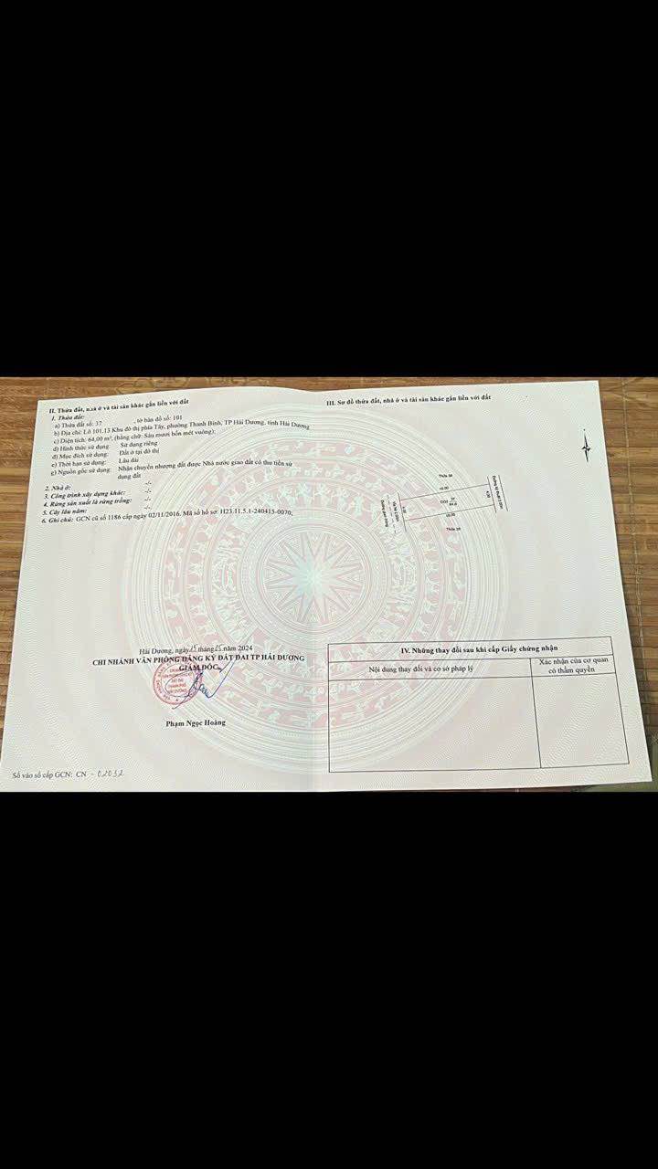 Đất nền Khu đô thị Vạn Phúc, Thanh Bình, 64m² giá 2.1 tỷ - Sổ hồng chính chủ!