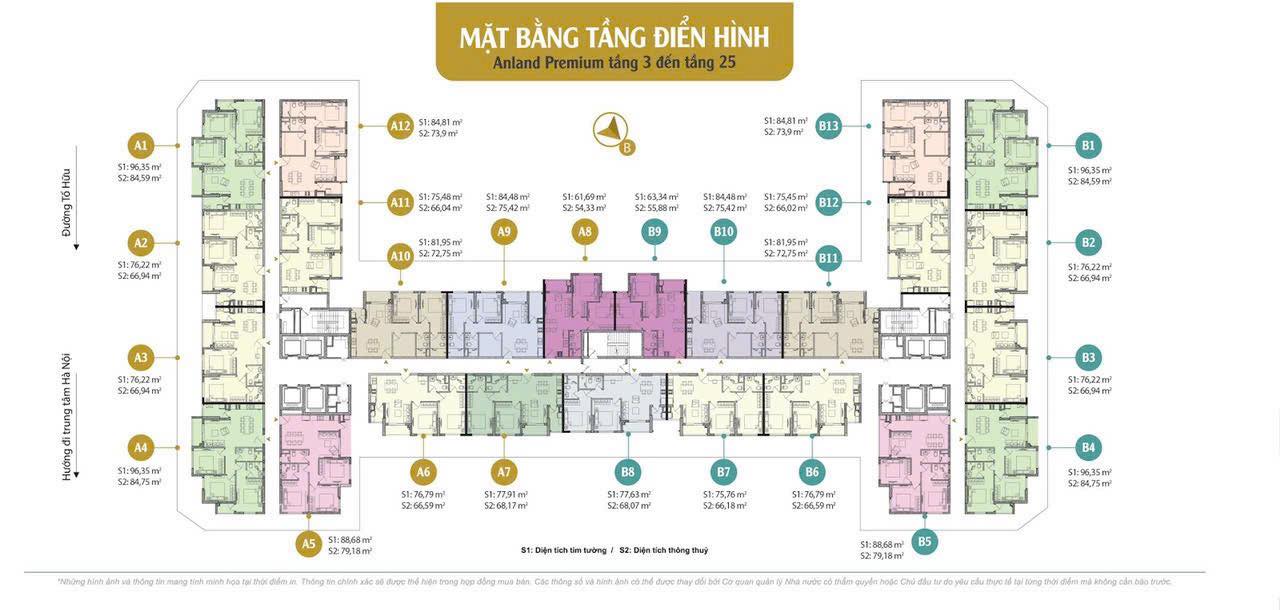 Căn hộ Anland Nam Cường 70m² giá 6 tỷ - Cơ hội sở hữu ngay!