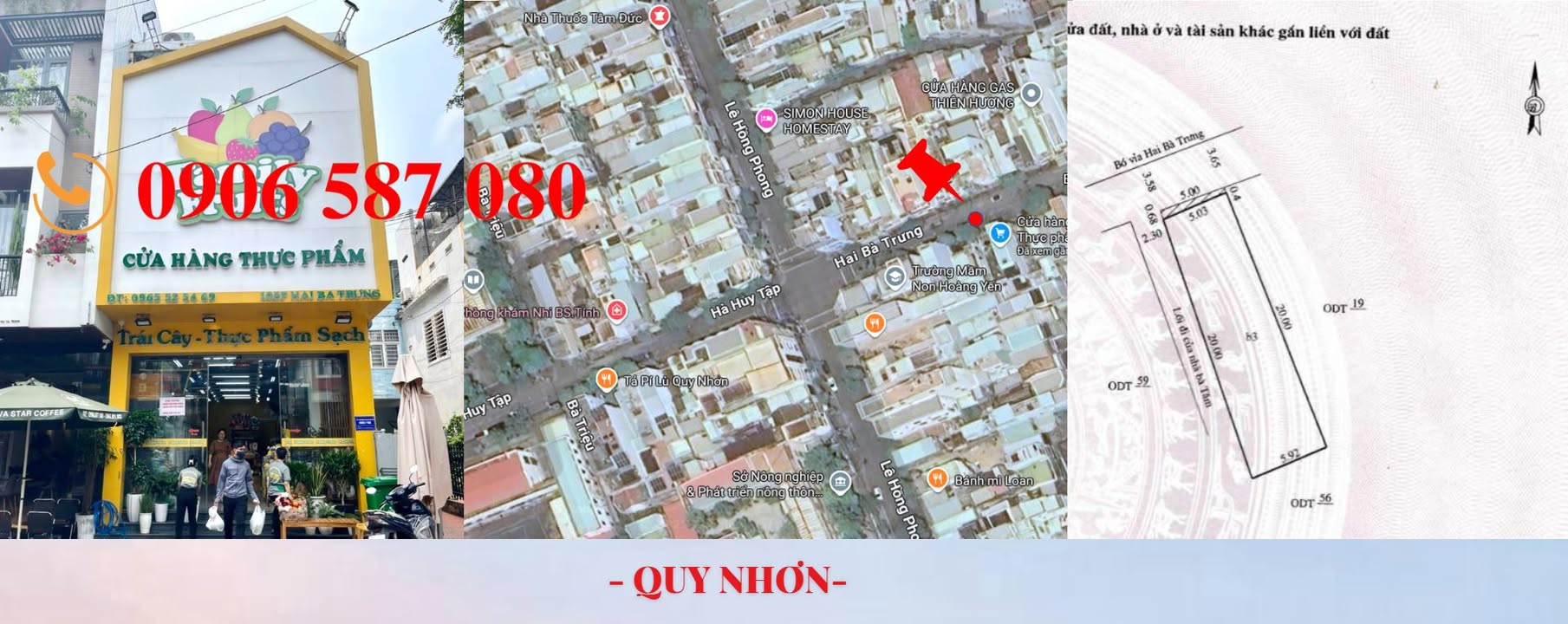 Nhà mặt tiền kinh doanh đường Hai Bà Trưng Quy Nhơn 109.3m² giá 15 tỷ - Vị trí đắc địa, đầu tư sinh lời!