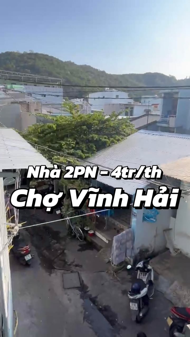 Nhà cho thuê đường Nguyễn Khuyến Nha Trang 2 phòng ngủ - Nhà mới tinh, gần chợ!