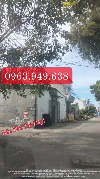 Lô đất đẹp 100m² tại cổng chào Thanh Đình, Việt Trì chỉ 2.2 tỷ - Đầu tư sinh lời ngay!