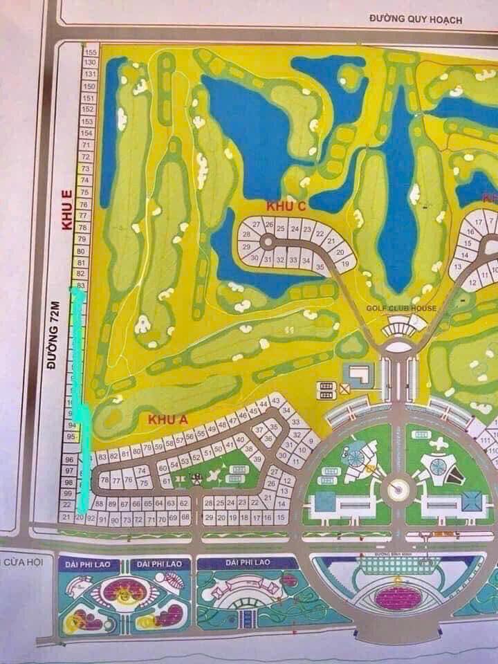 Bán 2 lô đất biệt thự Golf Biển Cửa Lò, Nghệ An - Đầu tư lý tưởng tại trung tâm du lịch!